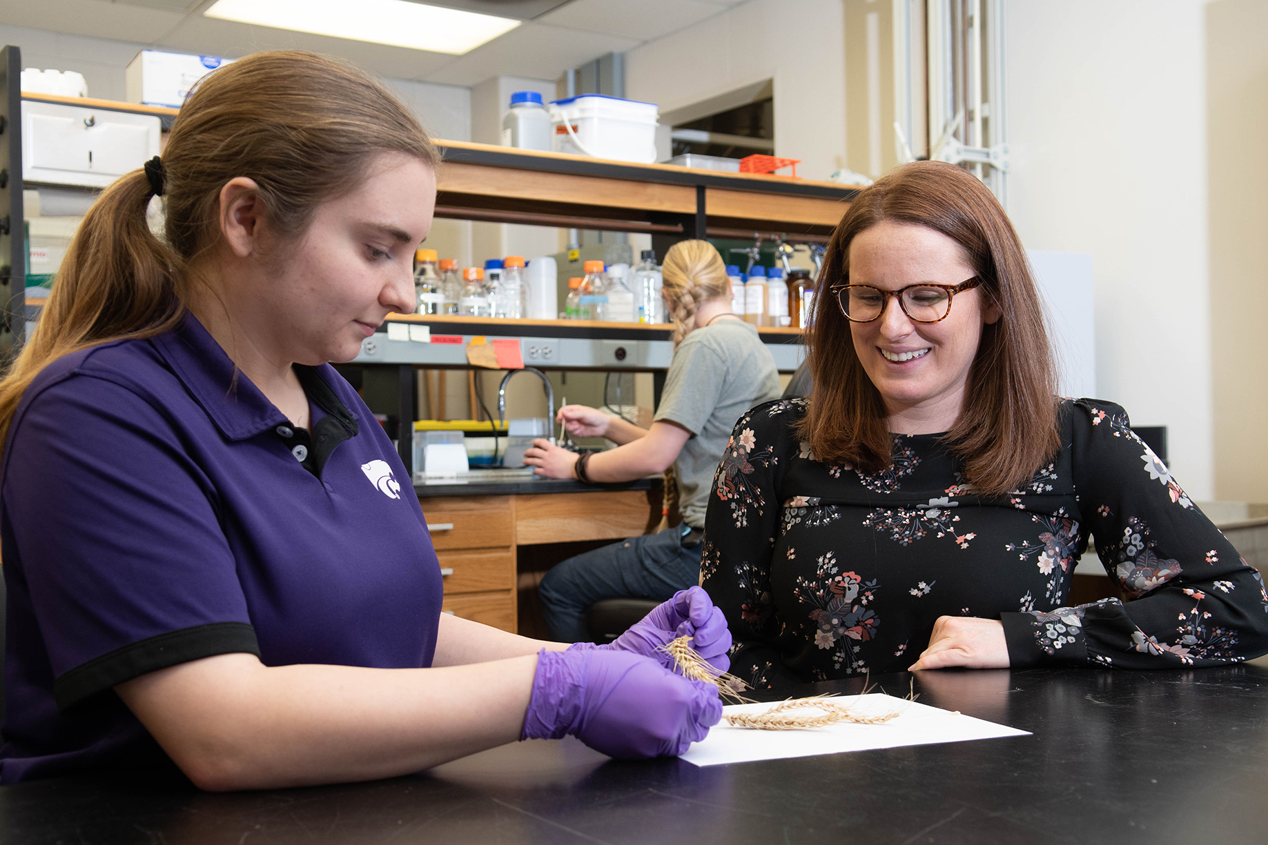 faculty helping students